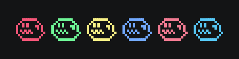 Boos from the Mario Series in multiple colors